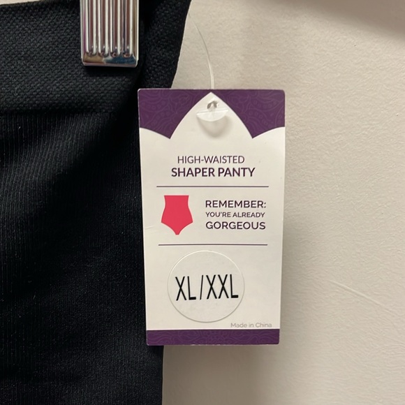 NWT Shapermint/Empetua All Day Every Day High-Waisted Shaper Panty XL/XXL Black - Picture 3 of 6